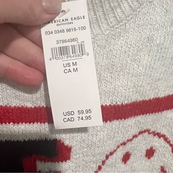 American Eagle Smiley Sweater - Picture 6 of 6